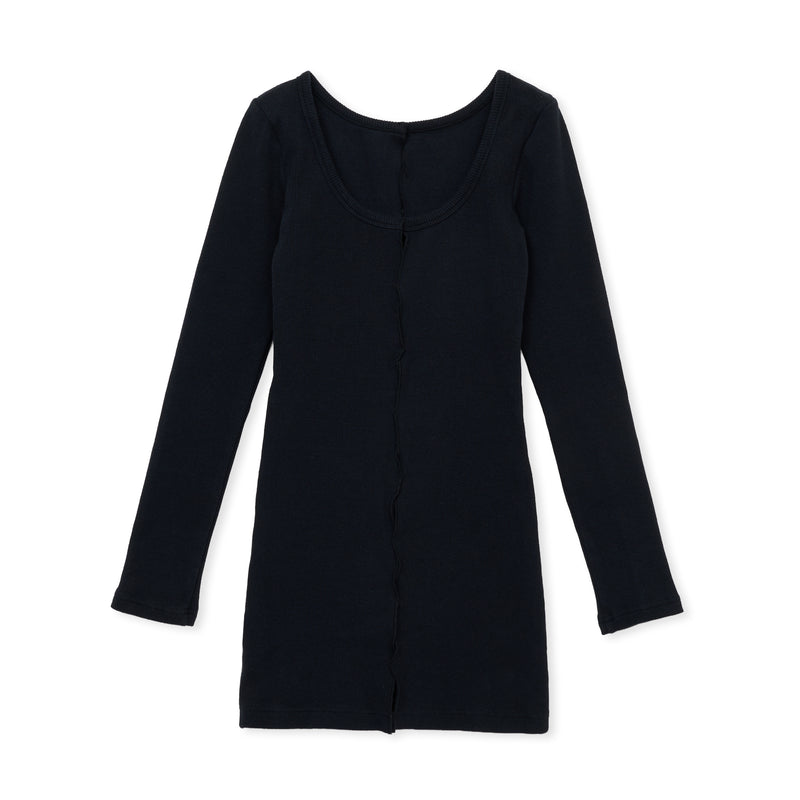 holed top b / BLACK