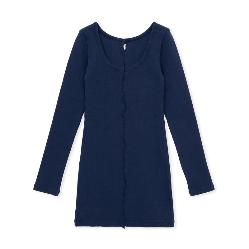 holed top b / NAVY