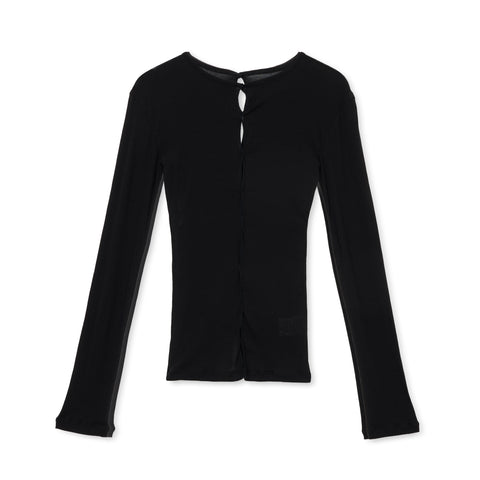 hole sheer / BLACK