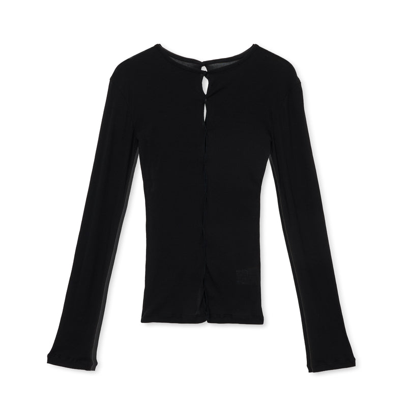 hole sheer / BLACK
