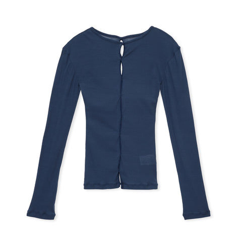 hole sheer / NAVY