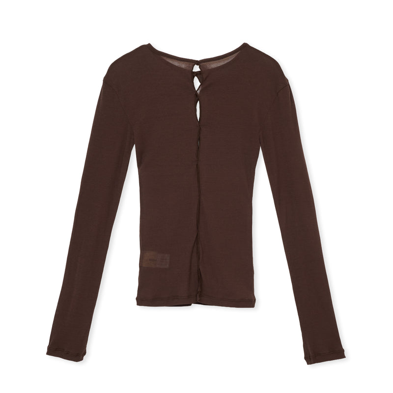 hole sheer / D.BROWN