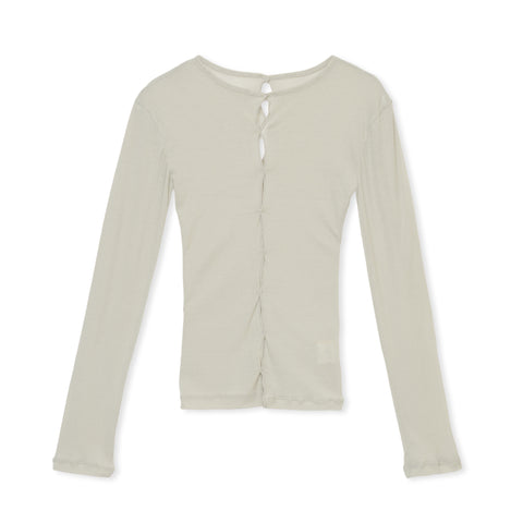 hole sheer / BEIGE