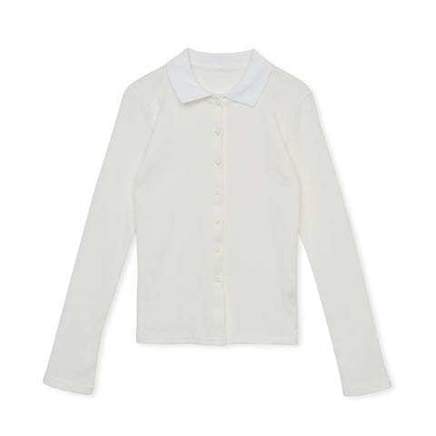 POLO LONG / WHITE