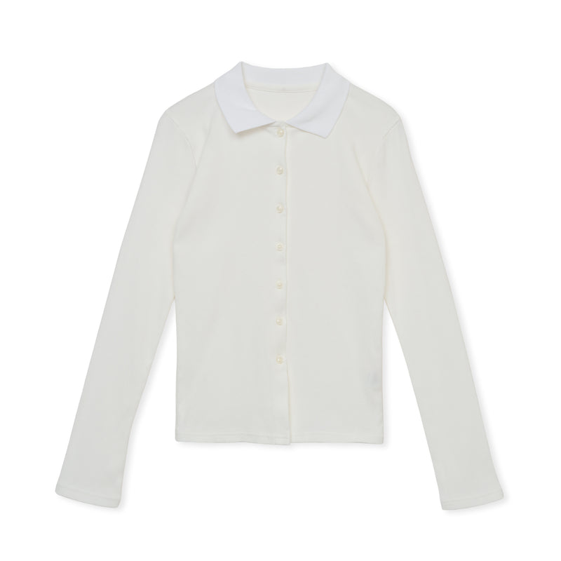 POLO LONG / WHITE