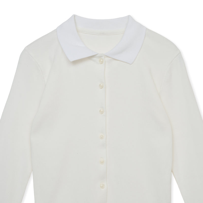 POLO LONG / WHITE