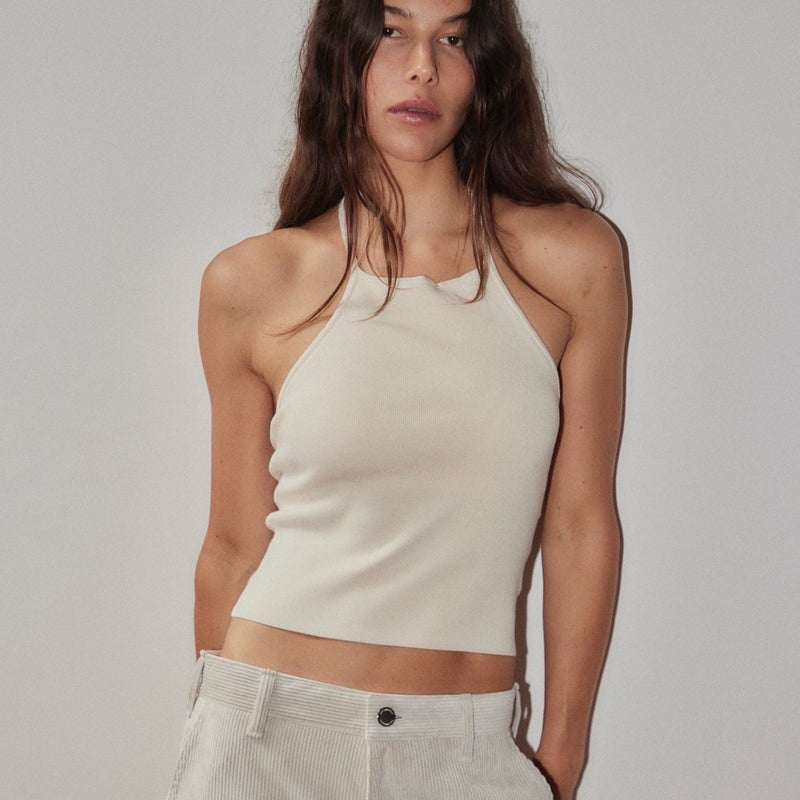 トップス THE SHISHIKUI HALTER IVORY HALTER / IVORY – SHISHIKUI