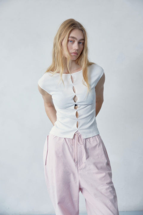 トップス THE SHISHIKUI holed topp / NAVY holed topp / NAVY – SHISHIKUI