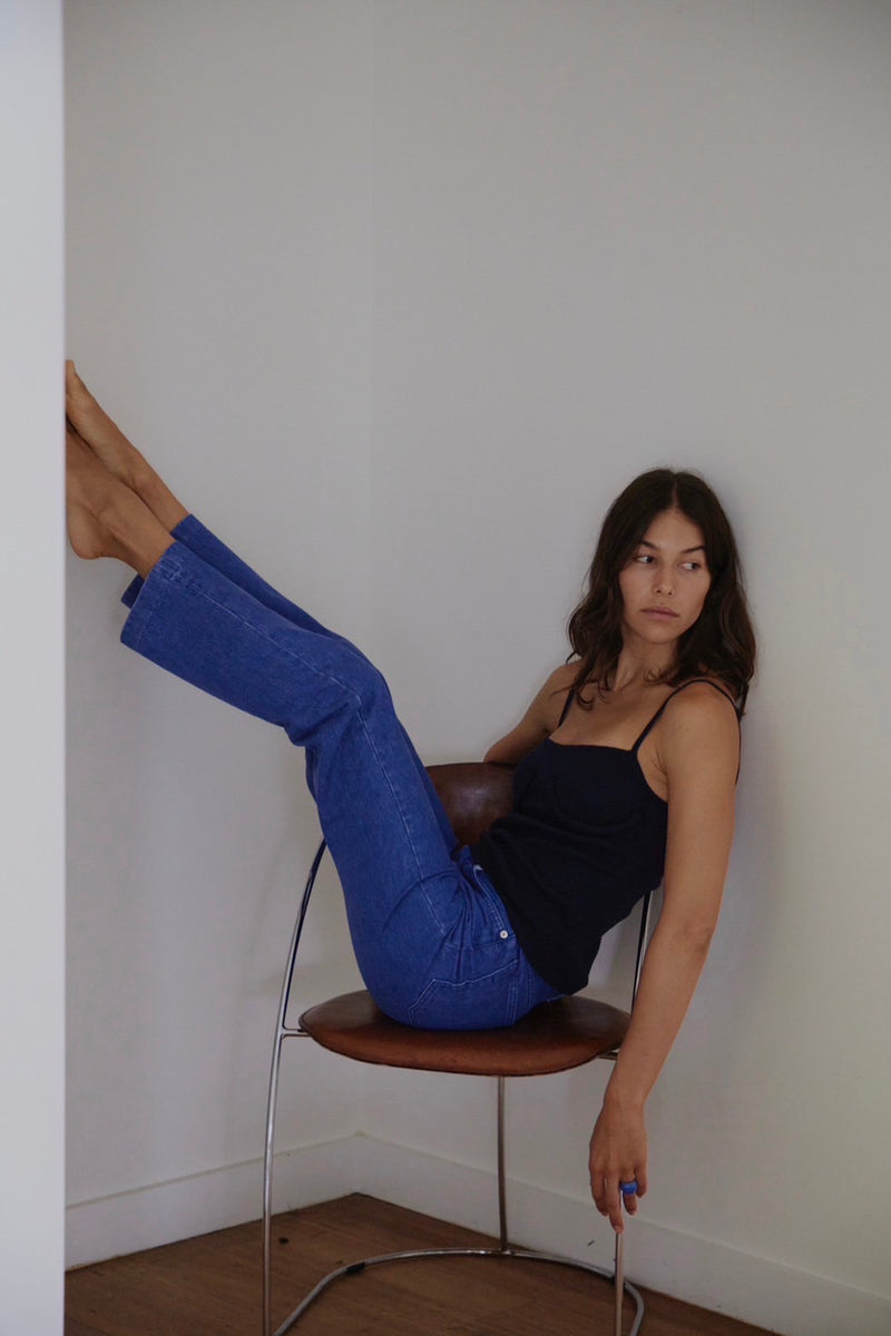 BASIC JEANS / Cobalt Blue