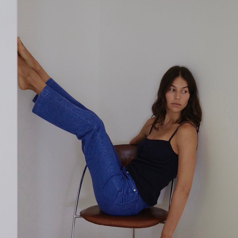 パンツ Shishikui BASIC JEANS / Cobalt Blue 26 BASIC JEANS / Cobalt Blue – SHISHIKUI