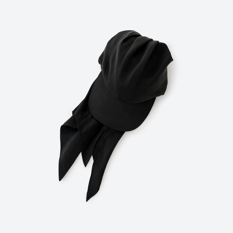 帽子 SILK SCARF CAP/ BLACK SHISHIKUI SILK SCARF CAP/ BLACK – SHISHIKUI