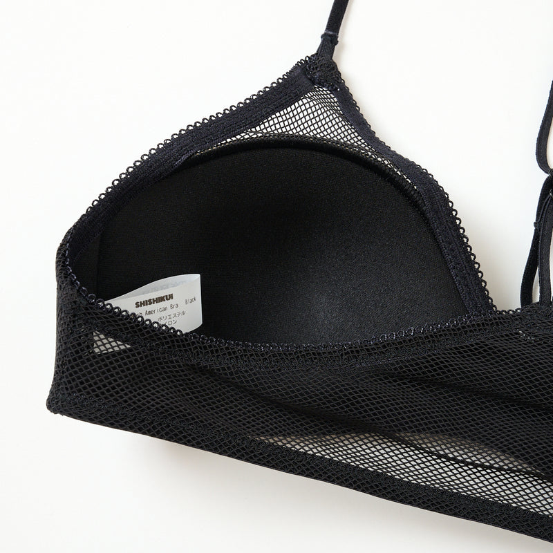 Mesh American Bra / Black