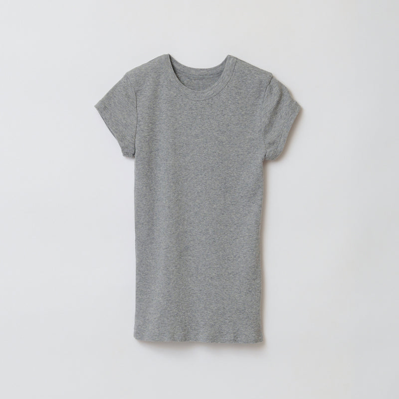 RIB TEE / GRAY – SHISHIKUI