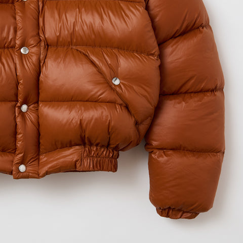 SHISHIKUI DOWN JACKET LUSTER BROWN