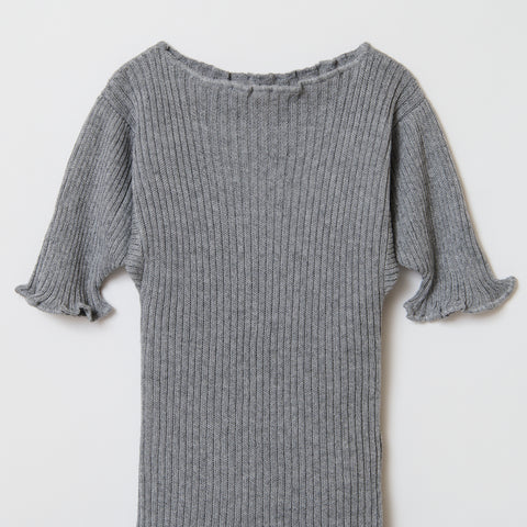 S COTTON CASHMERE / medium gray