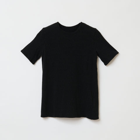 THE SHISHIKUI シシクイ　Rib BLACK リブTシャツ　ニット