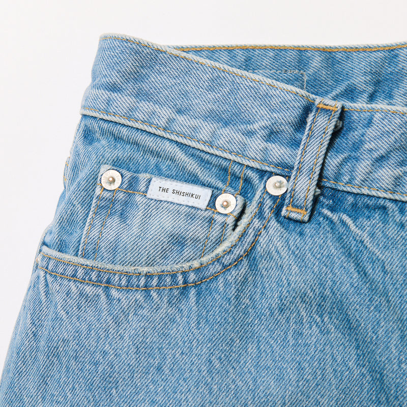 【美品】シシクイ　イージージーンズ　ライトインディゴ　サイズ34 EASY JEANS / LIGHT INDIGO – SHISHIKUI