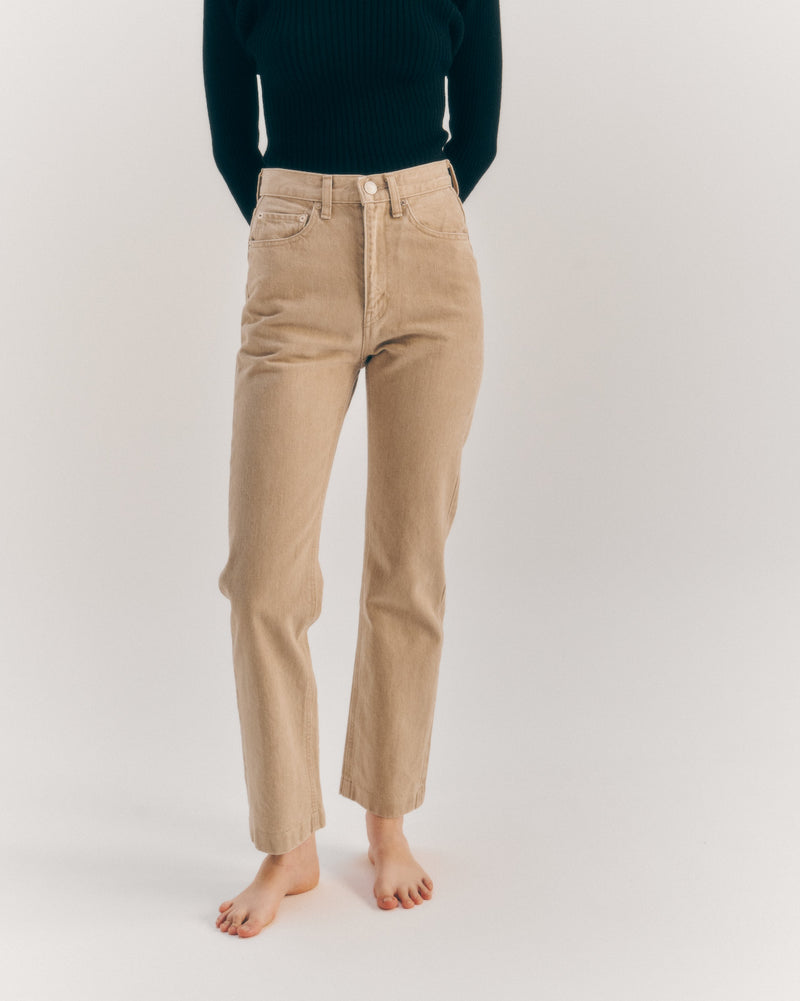 BASIC JEANS / BEIGE