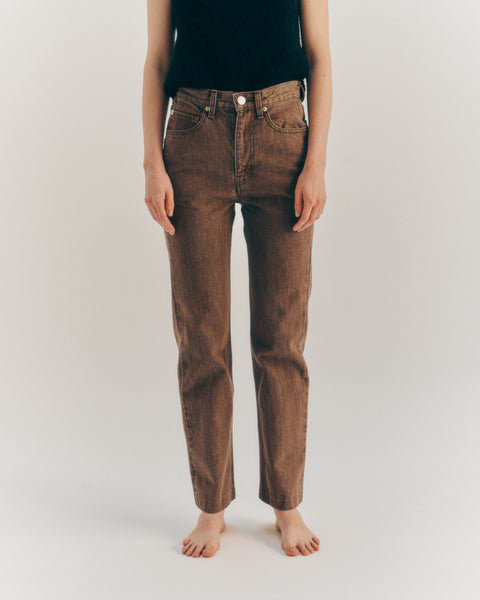 THE SHISHIKUI BASIC DENIM BROWN 24